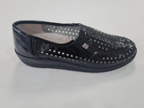נעלי נוחות  BUZIOS BLACK 908  SOFTFLEX
