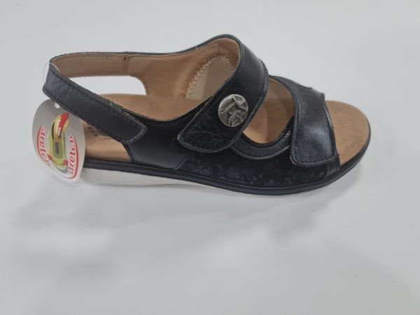 סנדל אורתופדי לנשים  SOFTFLEX WALLY 73H BLACK